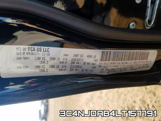 3C4NJDAB4LT157791 фото 2