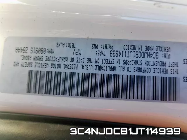 3C4NJDCB1JT114939 фото 2