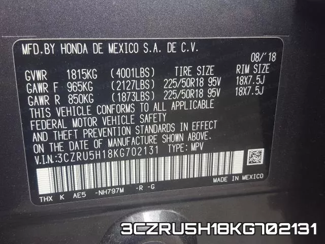 3CZRU5H18KG702131 фото 2