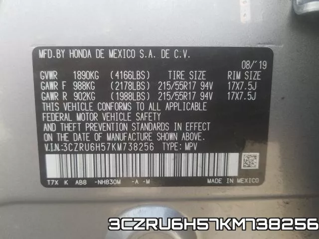 3CZRU6H57KM738256 фото 2