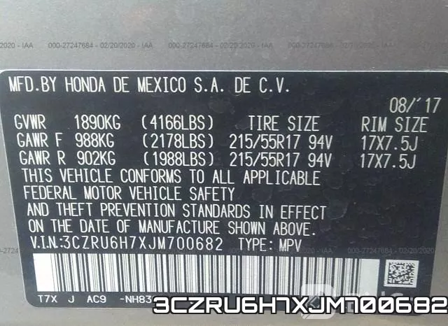 3CZRU6H7XJM700682 фото 10