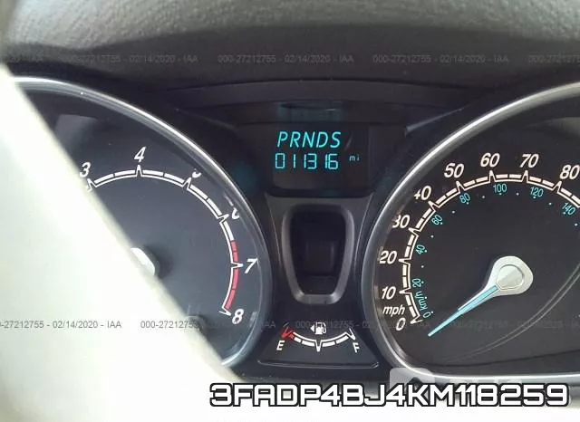 3FADP4BJ4KM118259 фото 8