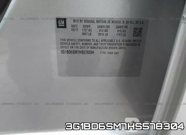 3G1BD6SM7HS578304 фото 10