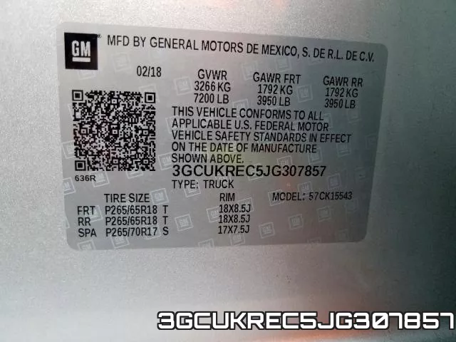 3GCUKREC5JG307857 фото 2