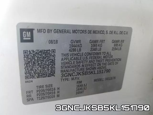 3GNCJKSB5KL151790 фото 2