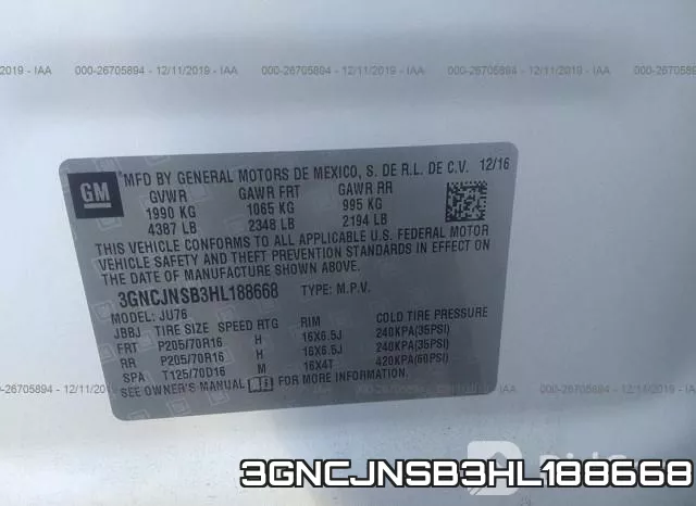 3GNCJNSB3HL188668 фото 10