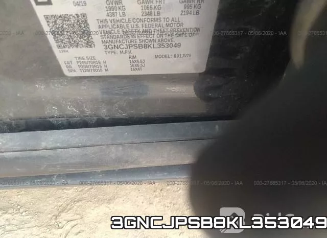 3GNCJPSB8KL353049 фото 10