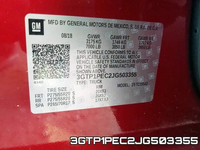 3GTP1PEC2JG503355 фото 2