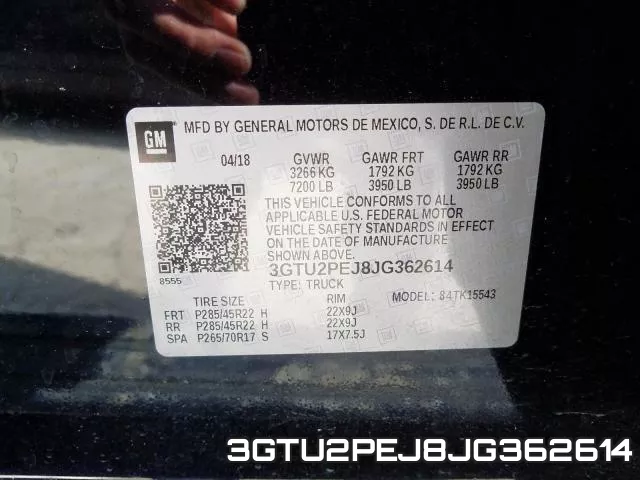 3GTU2PEJ8JG362614 фото 2