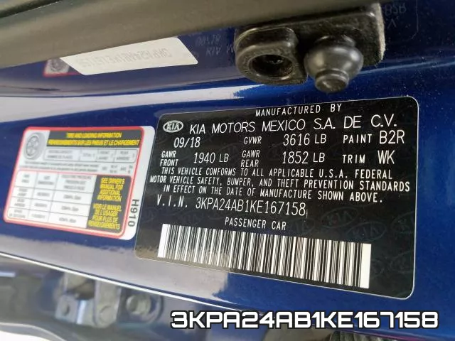 3KPA24AB1KE167158 фото 2