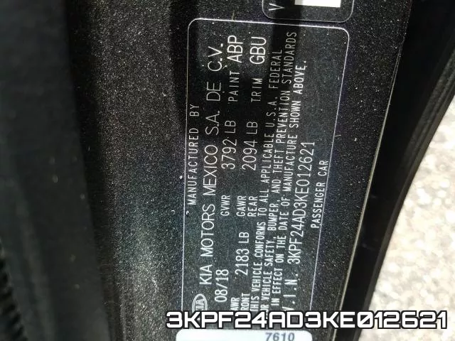 3KPF24AD3KE012621 фото 2