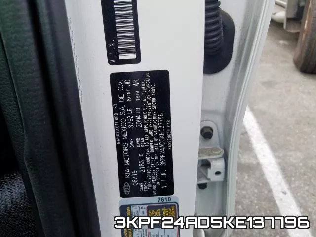 3KPF24AD5KE137796 фото 2