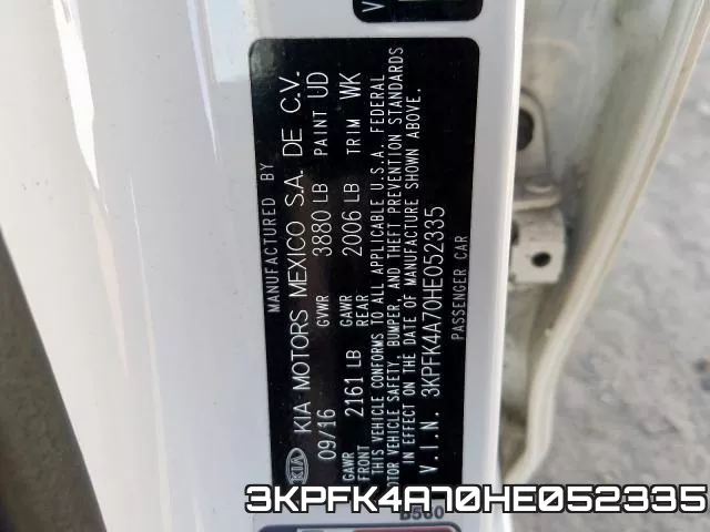 3KPFK4A70HE052335 фото 2