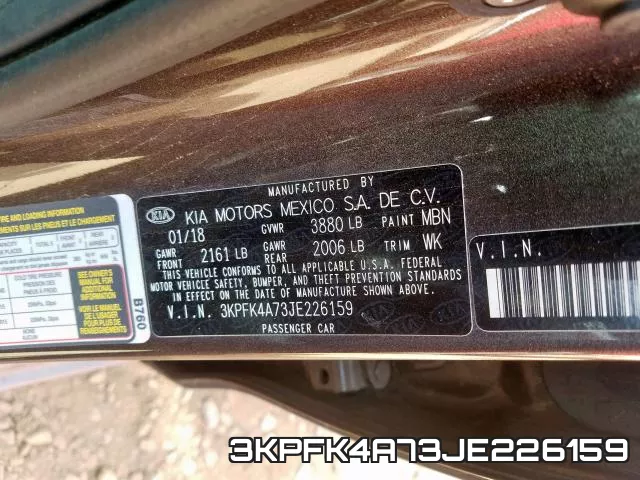 3KPFK4A73JE226159 фото 2