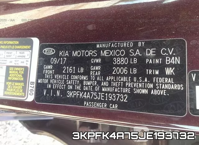 3KPFK4A75JE193732 фото 10