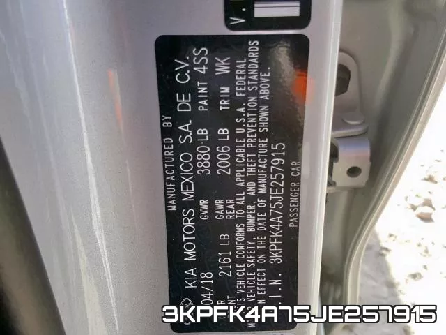 3KPFK4A75JE257915 фото 2