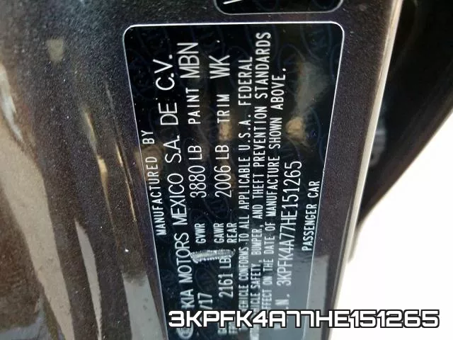 3KPFK4A77HE151265 фото 2