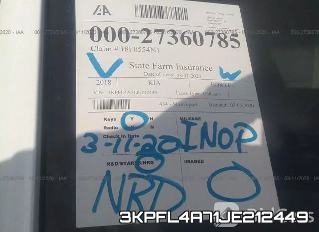 3KPFL4A71JE212449 фото 8