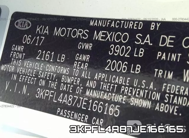 3KPFL4A87JE166165 фото 10