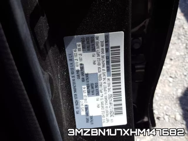 3MZBN1U7XHM147682 фото 2