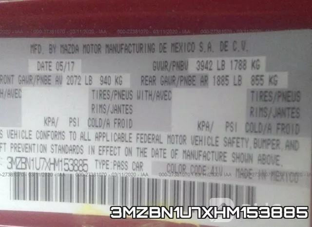 3MZBN1U7XHM153885 фото 10