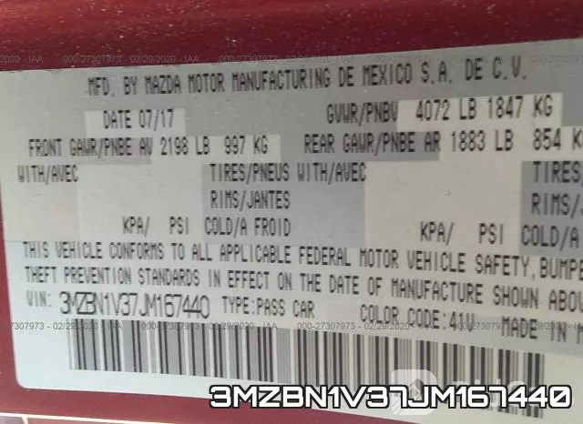 3MZBN1V37JM167440 фото 10