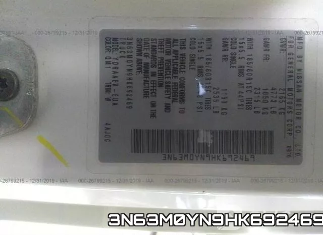3N63M0YN9HK692469 фото 10