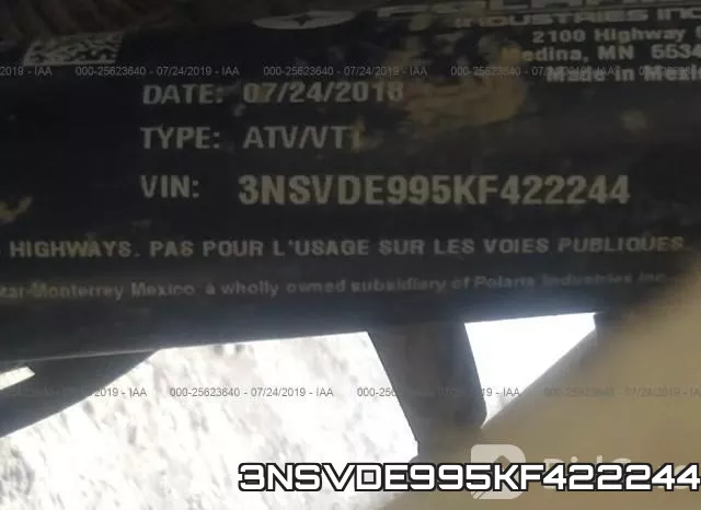 3NSVDE995KF422244 фото 2