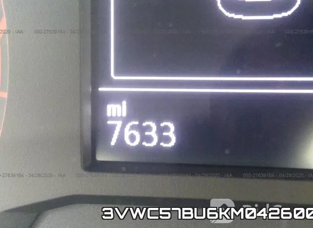 3VWC57BU6KM042600 фото 8