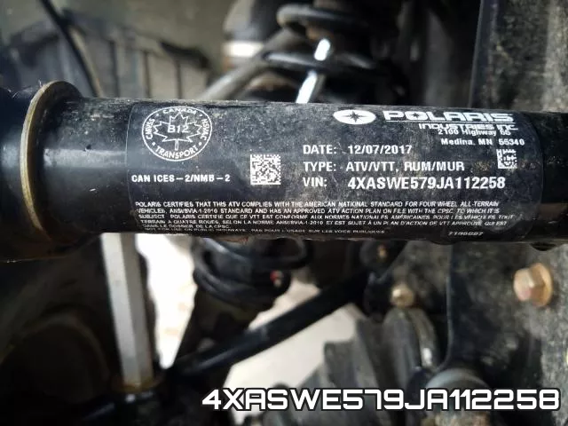4XASWE579JA112258 фото 2