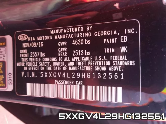 5XXGV4L29HG132561 фото 2