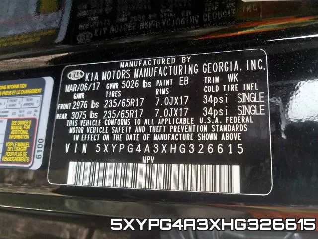 5XYPG4A3XHG326615 фото 2