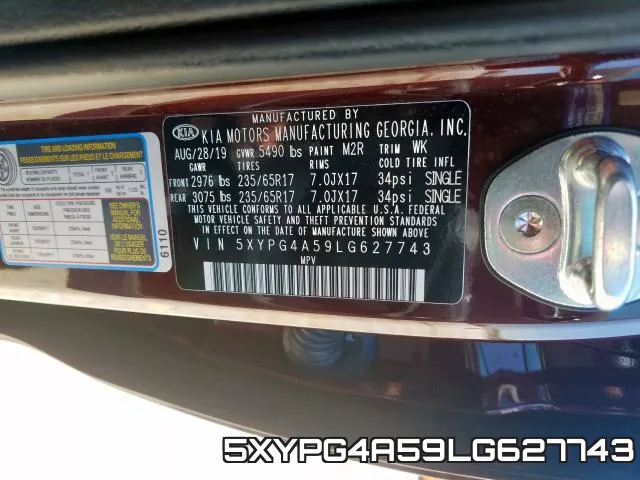 5XYPG4A59LG627743 фото 2