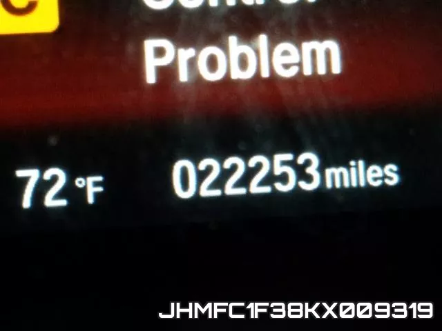 JHMFC1F38KX009319 фото 9