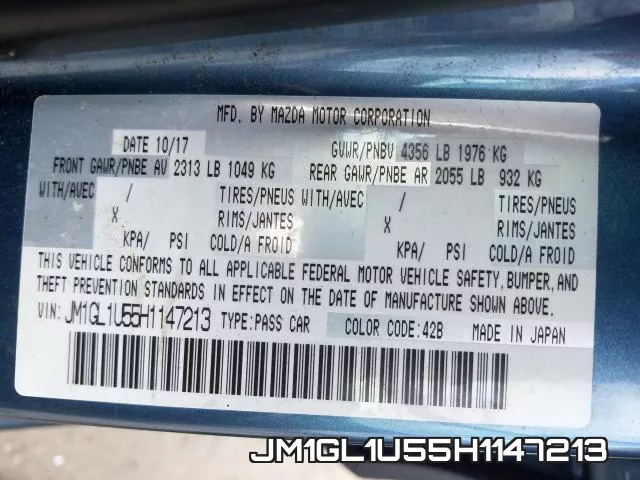 JM1GL1U55H1147213 фото 2