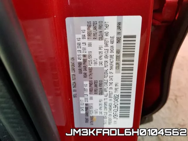 JM3KFADL6H0104562 фото 2