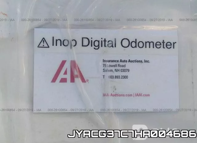 JYACG37C7HA004686 фото 8