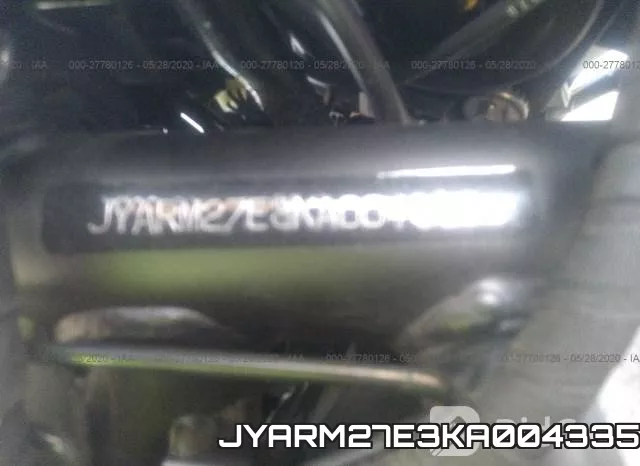 JYARM27E3KA004335 фото 2