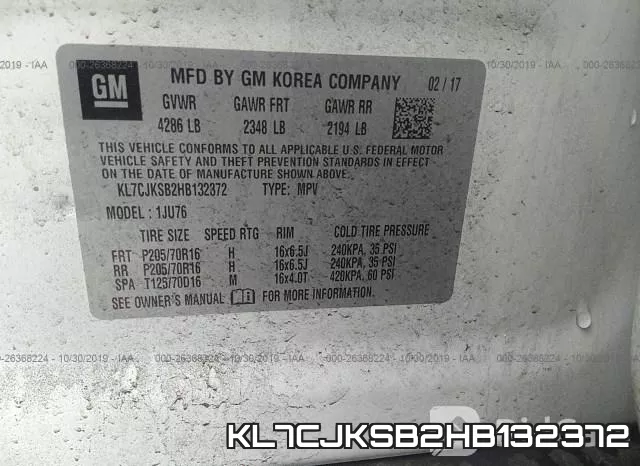 KL7CJKSB2HB132372 фото 10