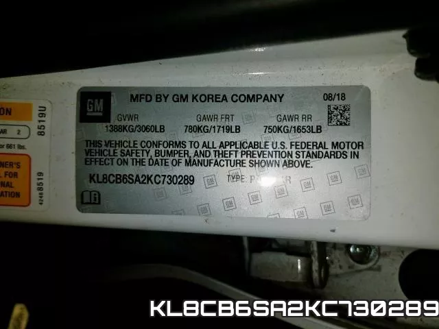 KL8CB6SA2KC730289 фото 2