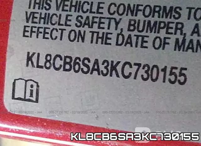 KL8CB6SA3KC730155 фото 10