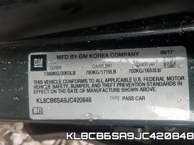 KL8CB6SA9JC420848 фото 2