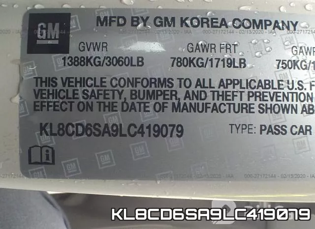 KL8CD6SA9LC419079 фото 10