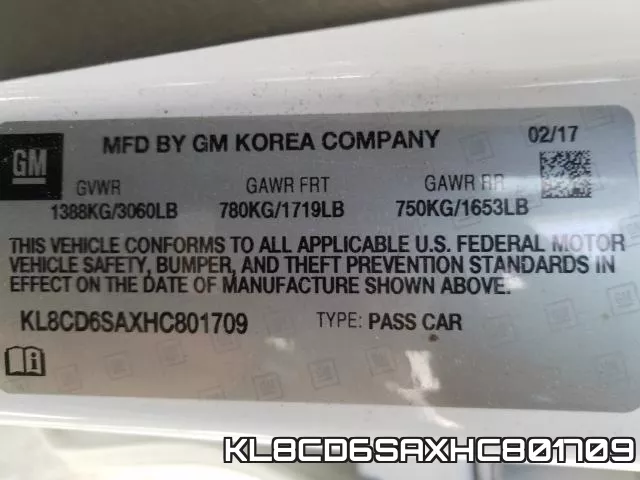 KL8CD6SAXHC801709 фото 2