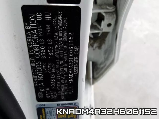 KNADM4A32H6061152 фото 2