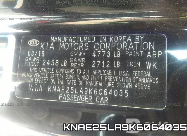 KNAE25LA9K6064035 фото 10