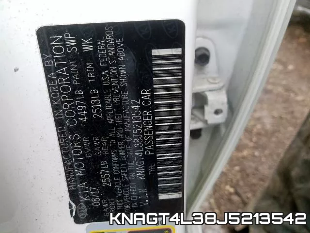 KNAGT4L38J5213542 фото 2