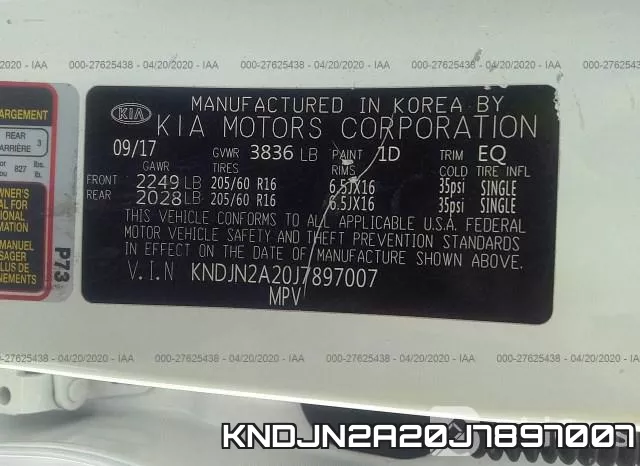 KNDJN2A20J7897007 фото 10