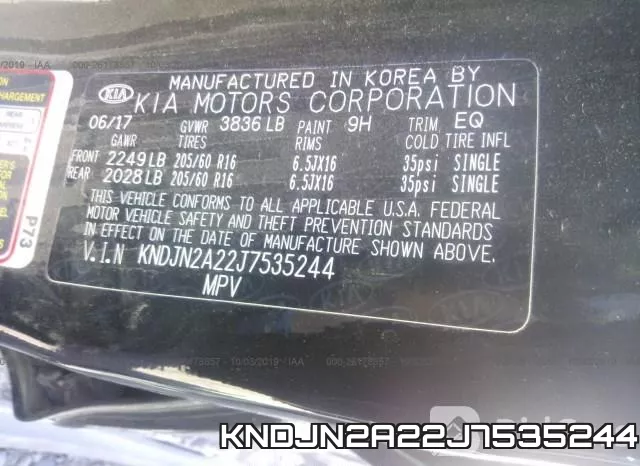 KNDJN2A22J7535244 фото 10