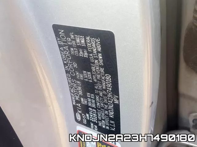KNDJN2A23H7490180 фото 2